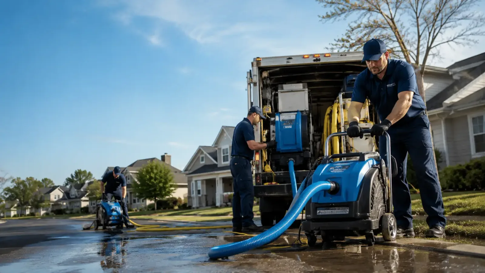 Flood Damage Cleanup in Yancey, TX